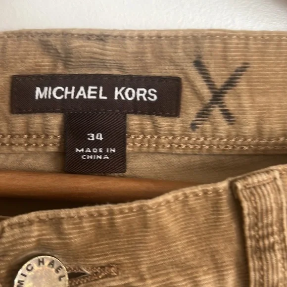 Brown Corduroy Michael Kors pants, size 34 - Picture 4 of 4